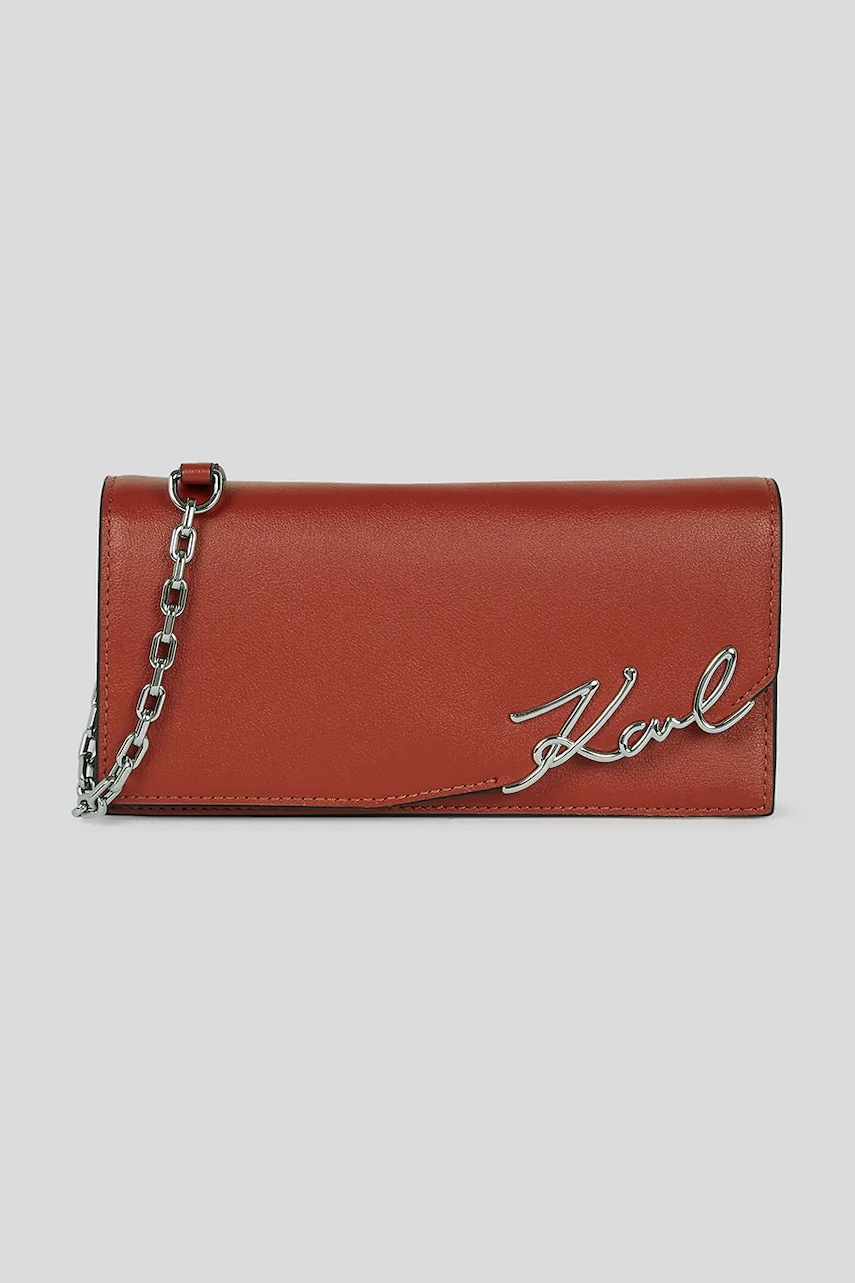Karl Lagerfeld  Kožená peněženka  K/SIGNATURE