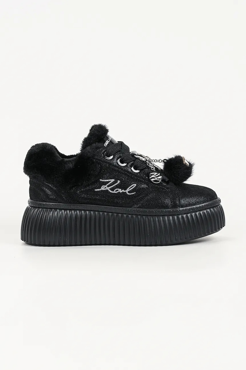Karl Lagerfeld  Kreeper sneakers boty dámské semišové