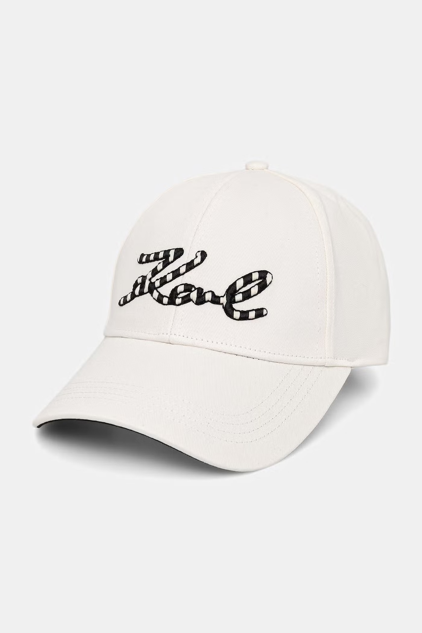 Karl Lagerfeld kšiltovka dámská bavlněná K/SIGNATURE