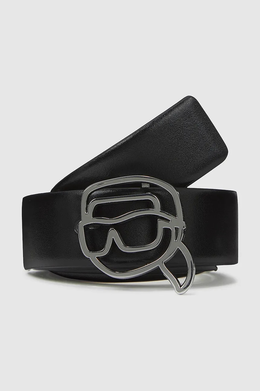 Karl Lagerfeld  Oboustranný kožený pásek  IKON