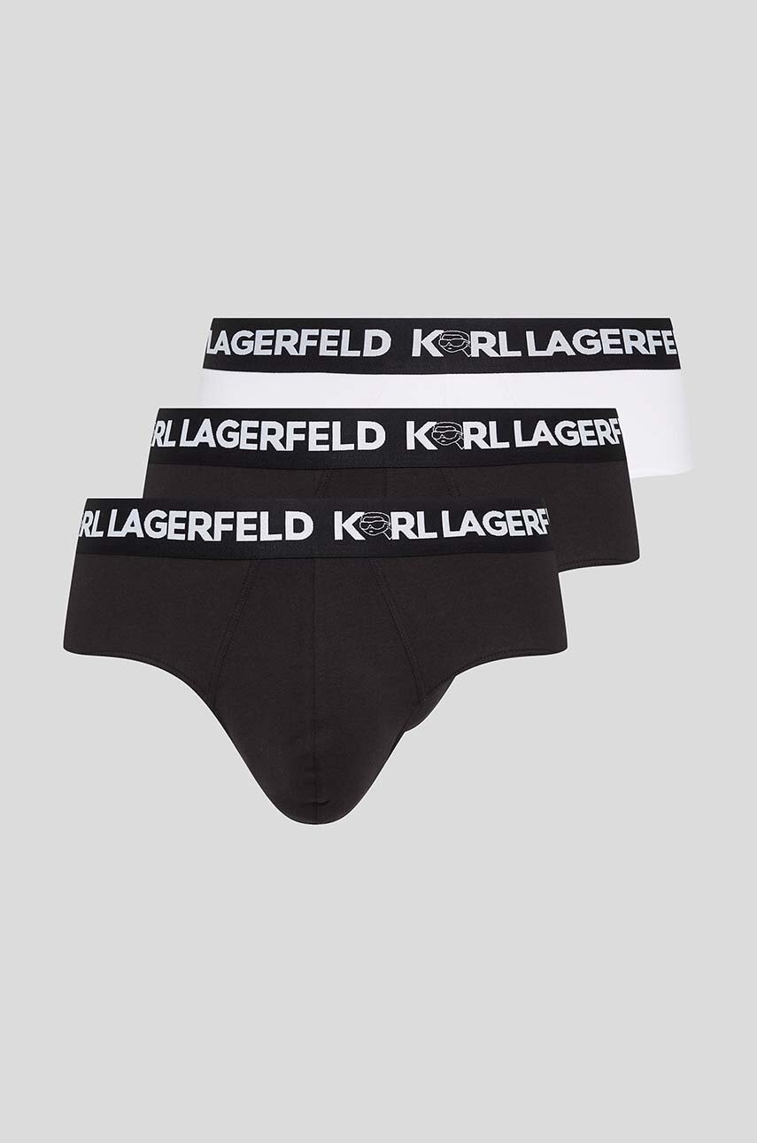 Karl Lagerfeld  pánské slipy bavlněné s elastanem 3-pack