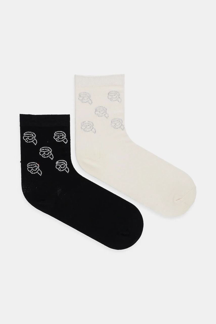 Karl Lagerfeld  Ponožky  IKON RHINESTONE 2-pack