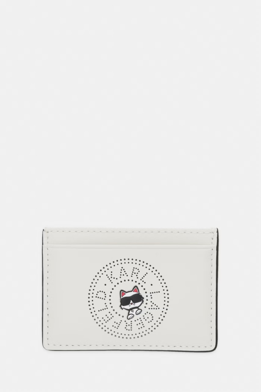 Karl Lagerfeld Pouzdro na karty dámské kožené IKON