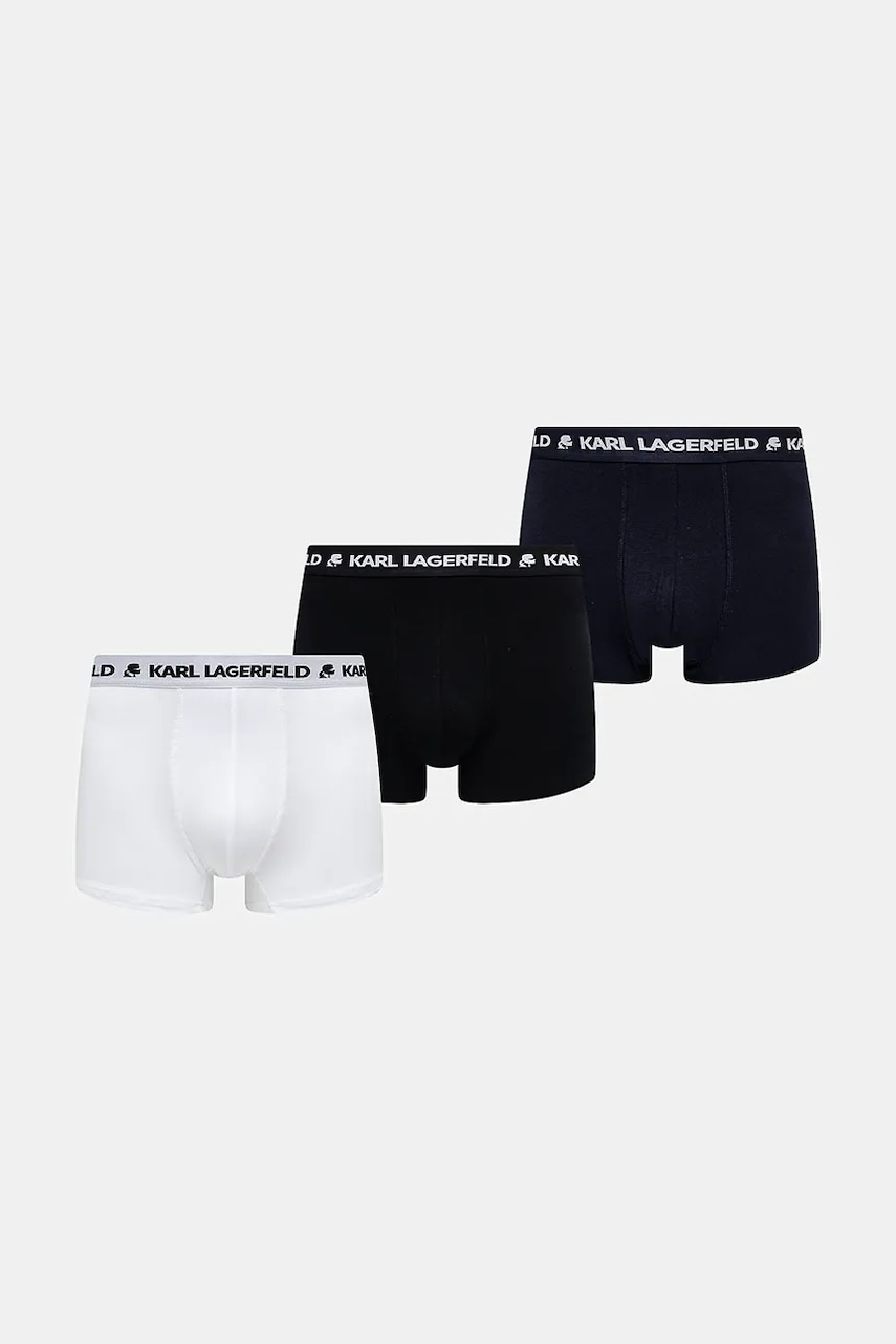 Karl Lagerfeld  přiléhavé boxerky pánské bavlněné s elastanem 3-pack