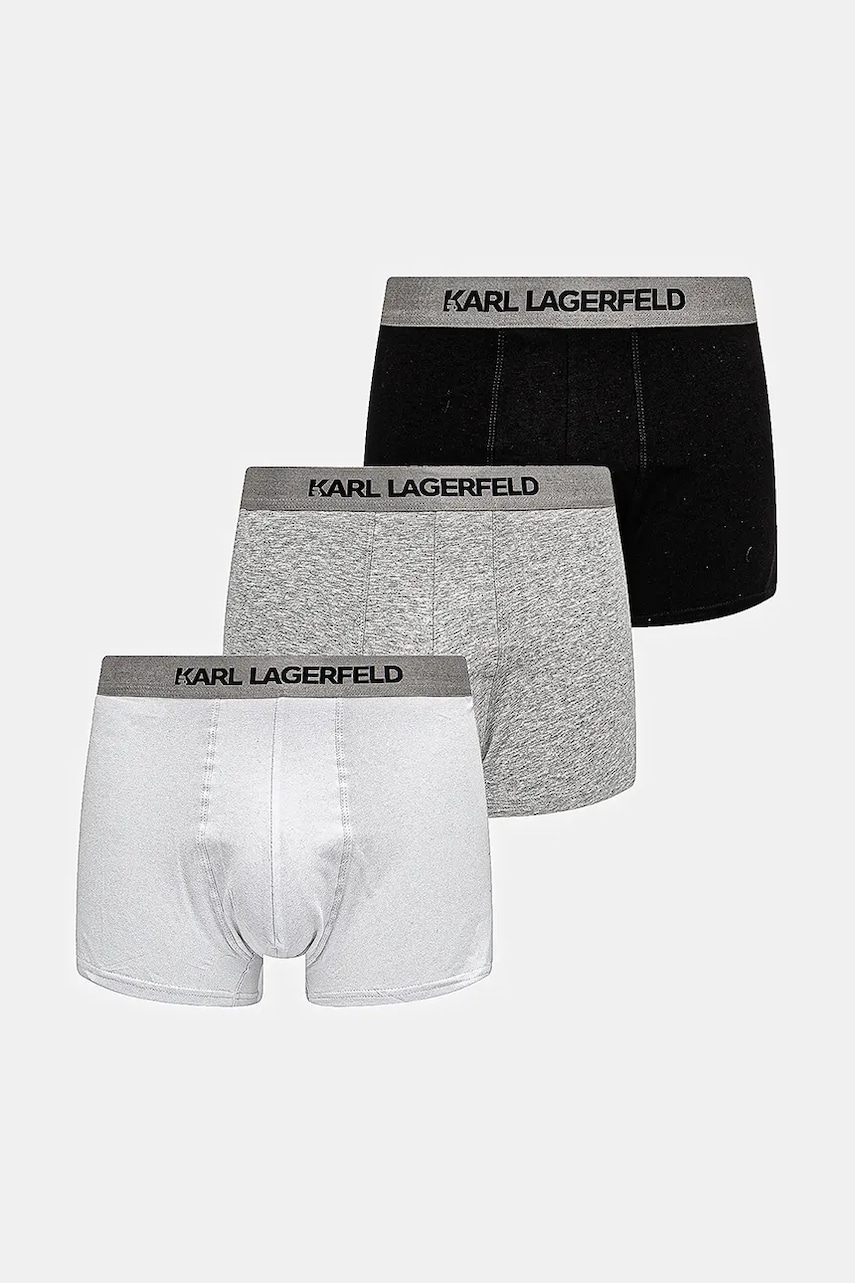 Karl Lagerfeld  přiléhavé boxerky pánské bavlněné s elastanem 3-pack