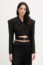 Karl Lagerfeld sako dámské se lnem Karl Lagerfeld Studio
