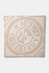 Karl Lagerfeld šátek dámský s příměsí hedvábí K/CIRCLE