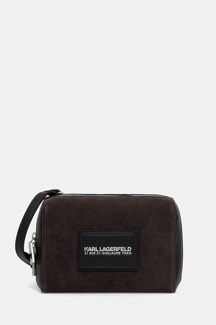 Karl Lagerfeld Taška pánská z imitace semiše