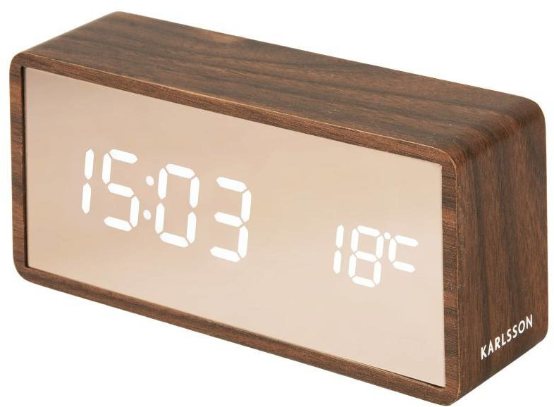 Karlsson Designové LED hodiny - budík KA5878DW