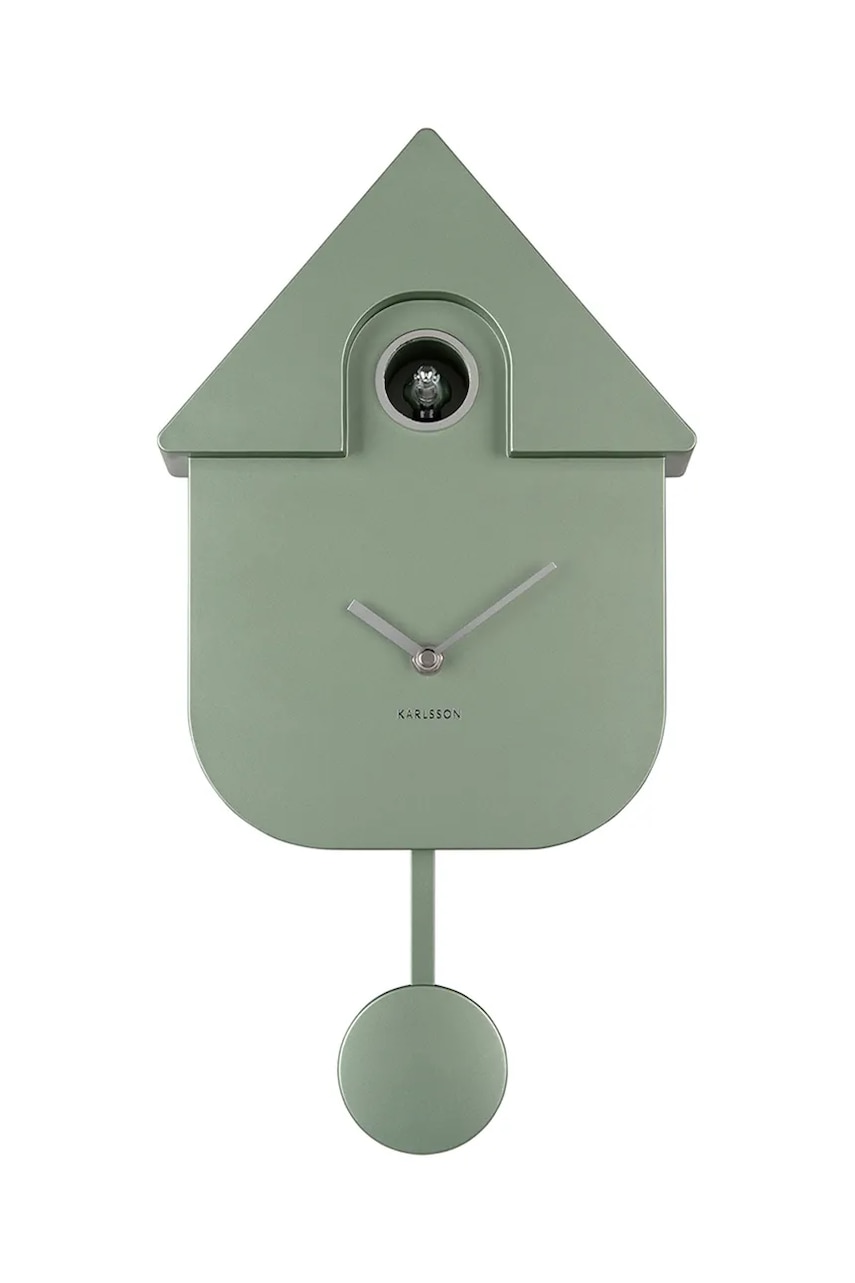 Karlsson  Kukačkové hodiny  Modern Cuckoo Metallic