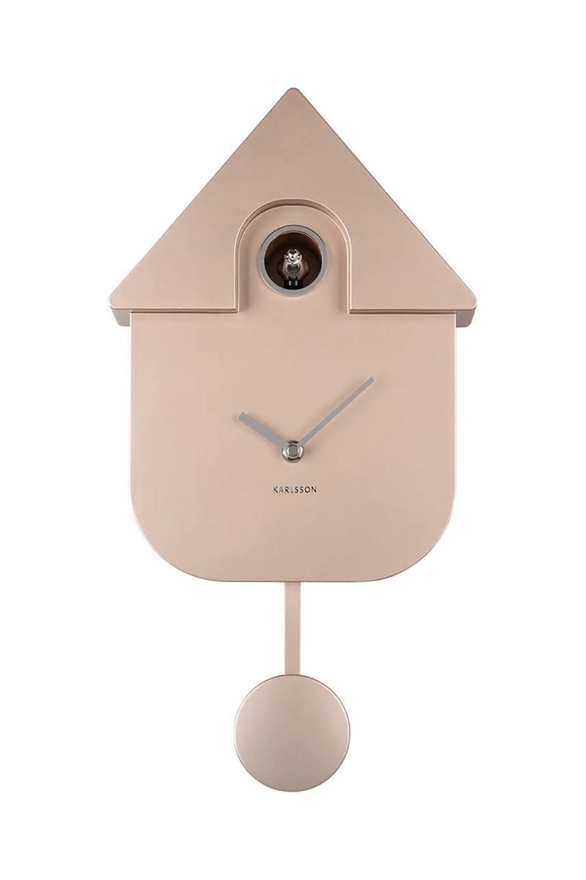 Karlsson  Kukačkové hodiny  Modern Cuckoo Metallic