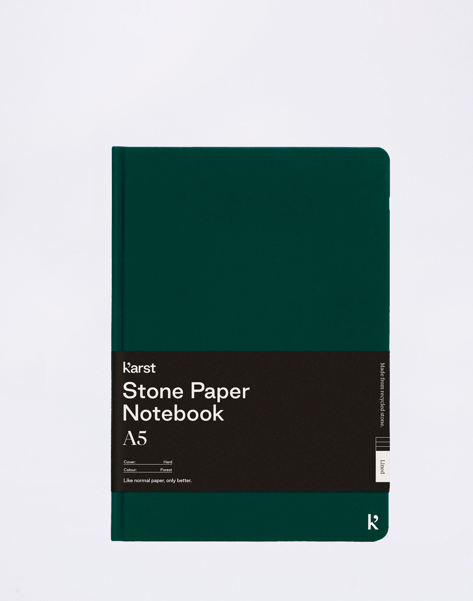 Karst Hardcover Notebook A5 Forest