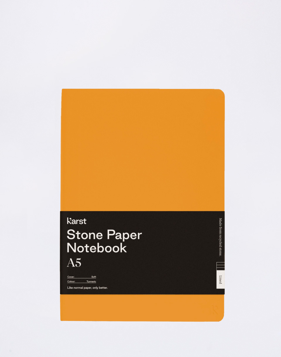 Karst Softcover Notebook A5 Turmeric