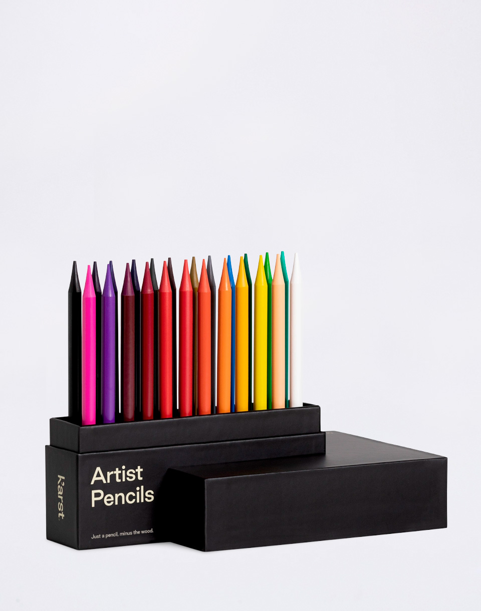Karst Woodless Artist Pencils Multi