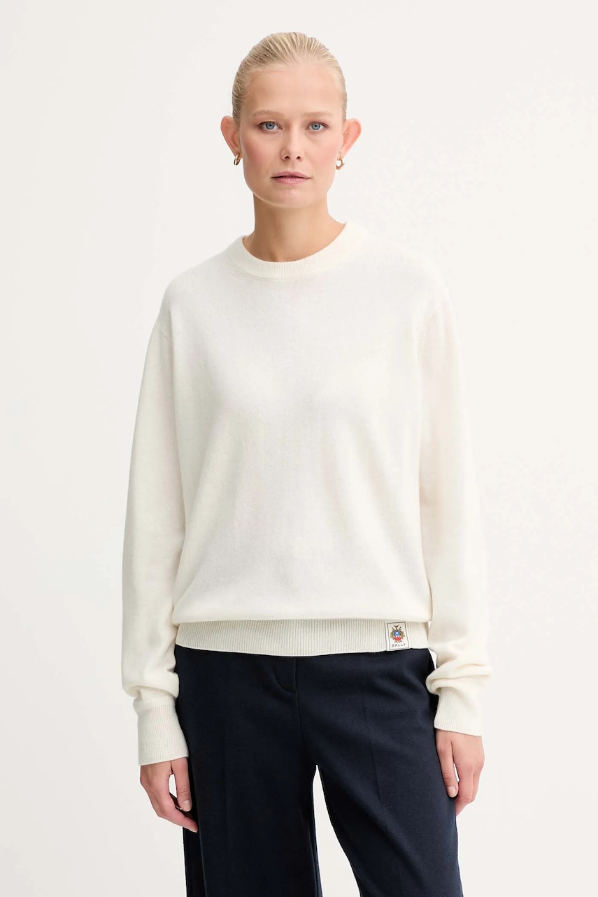 Kašmírový svetr Bally dámský, béžová barva, WKN0BA