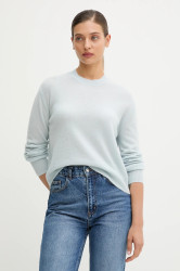 Kašmírový svetr FROM FUTURE dámský, modrá barva, WPR03298