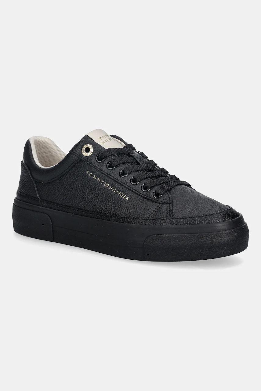 Kecky Tommy Hilfiger TH PLATFORM SNEAKER TUMBLED LTR