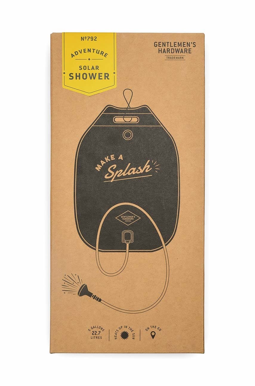 Kempinková sprcha Gentlemen's Hardware Portable Solar Shower