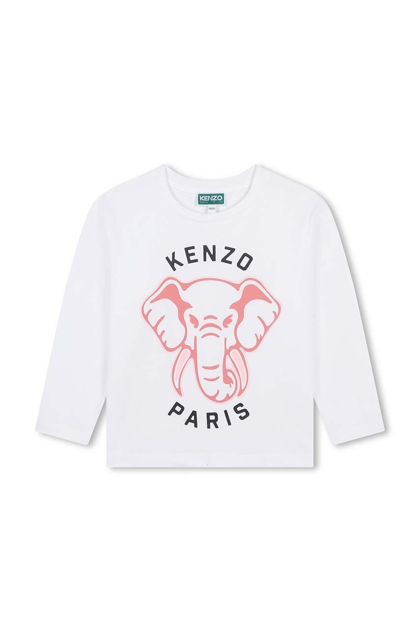 Kenzo Kids  Dětské bavlněné tričko s dlouhým rukávem