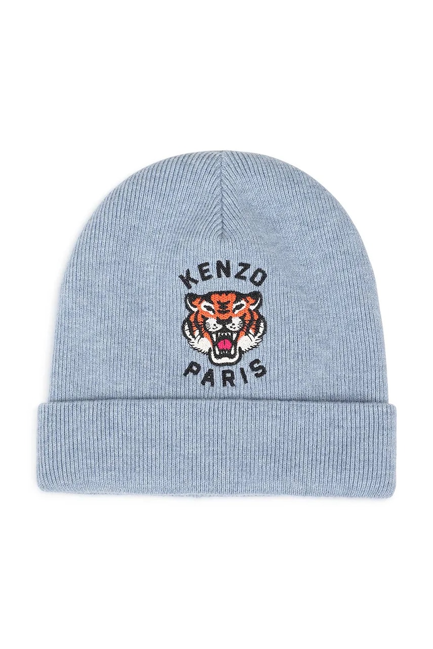 Kenzo Kids  pletená čepice dětská s příměsí vlny