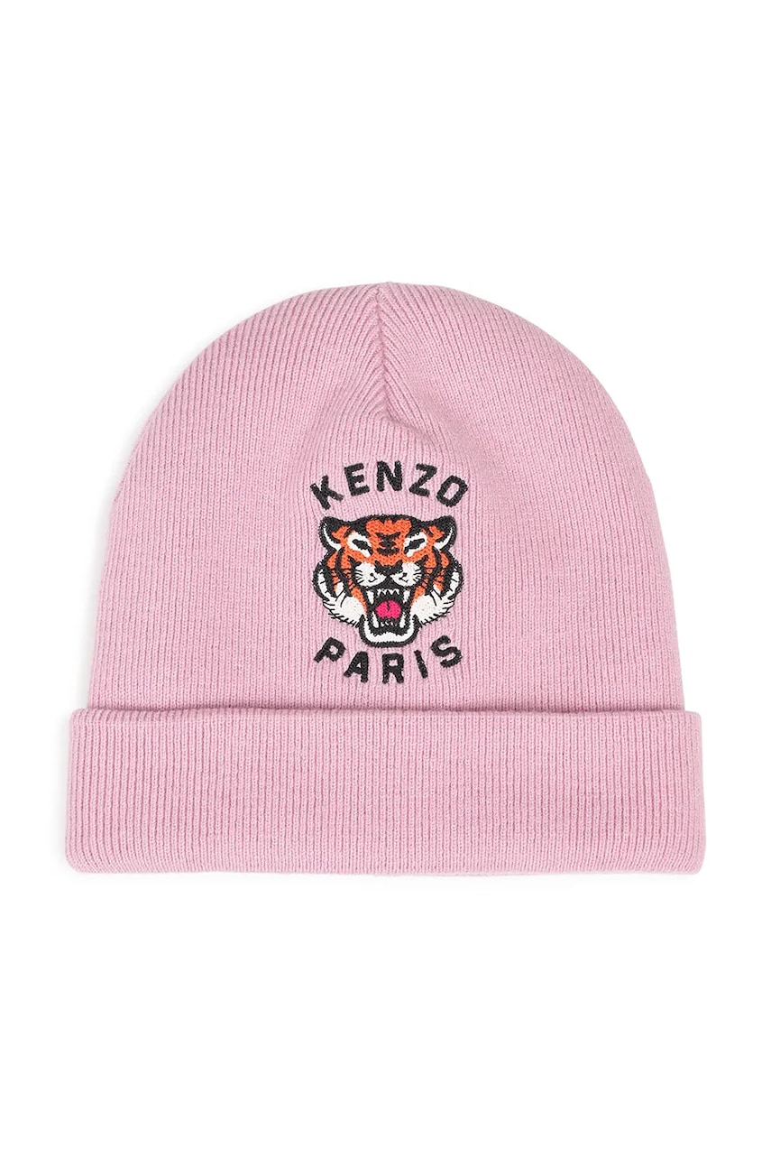 Kenzo Kids  pletená čepice dětská s příměsí vlny