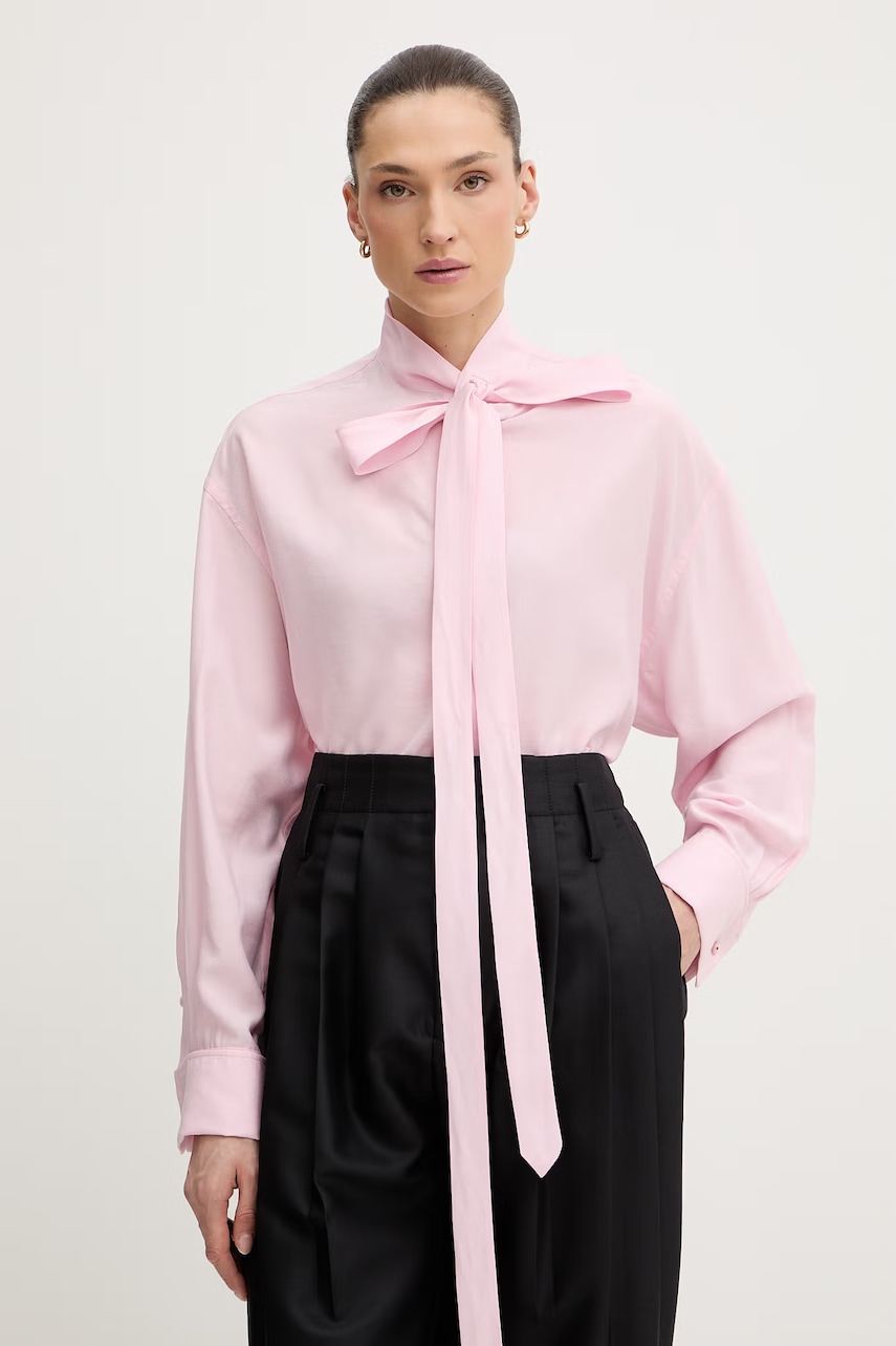 Kenzo košile dámská s příměsí hedvábí