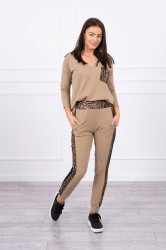 Kesi souprava s leopardím motivem