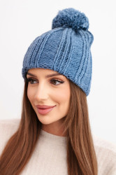 Kesi zimní čepice s flísem Idalia K284 denim