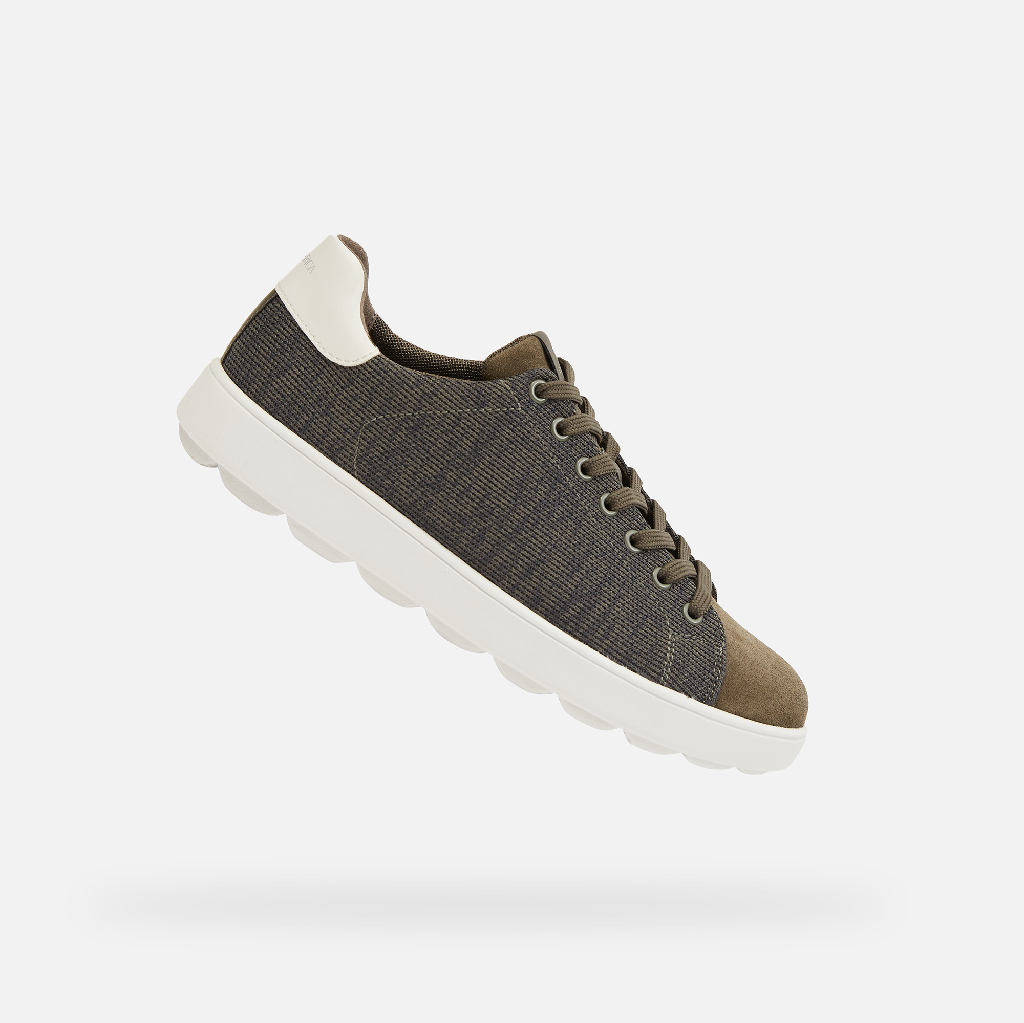 Khaki pánské tenisky Geox Spherica Ecub-1 - Pánské