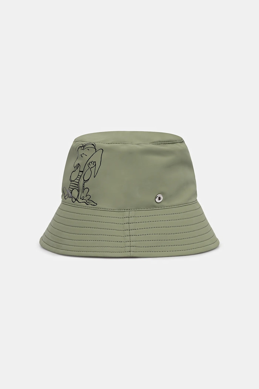 Klobouk Coccinelle PEANUTS zelená barva, E7.T1E.50.01.01