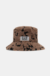 Klobouk EA7 Emporio Armani hnědá barva, AF16373.7W000708