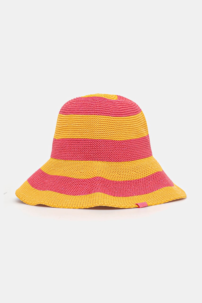 Klobouk United Colors of Benetton růžová barva, 62Q0DA017