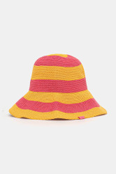 Klobouk United Colors of Benetton růžová barva, 62Q0DA017