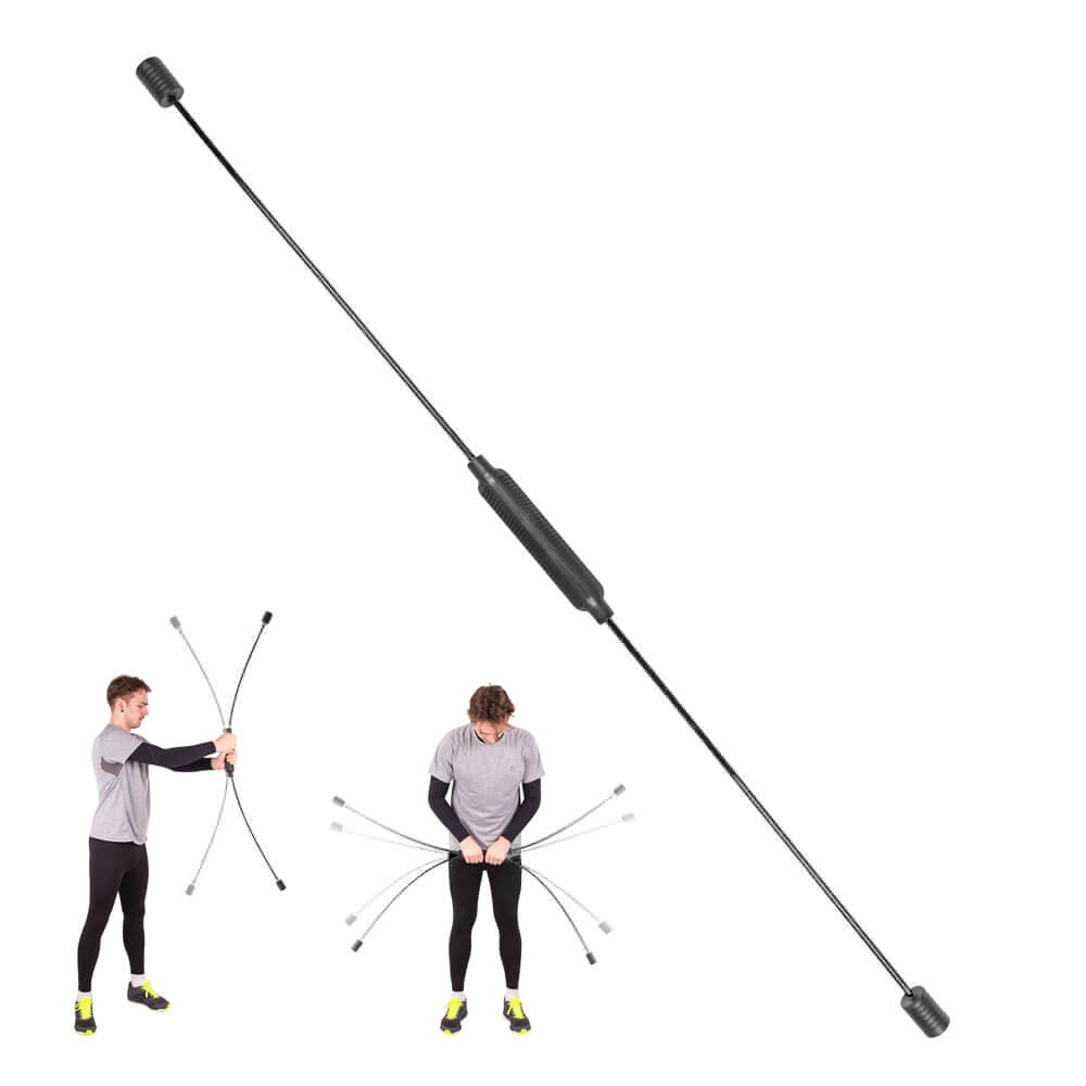 Kmitací tyč inSPORTline Flexi Bar Easy černá