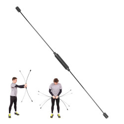 Kmitací tyč inSPORTline Flexi Bar Easy černá