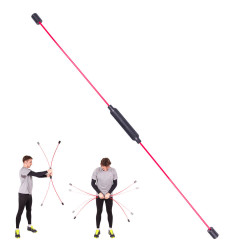 Kmitací tyč inSPORTline Flexi Bar Strong červená