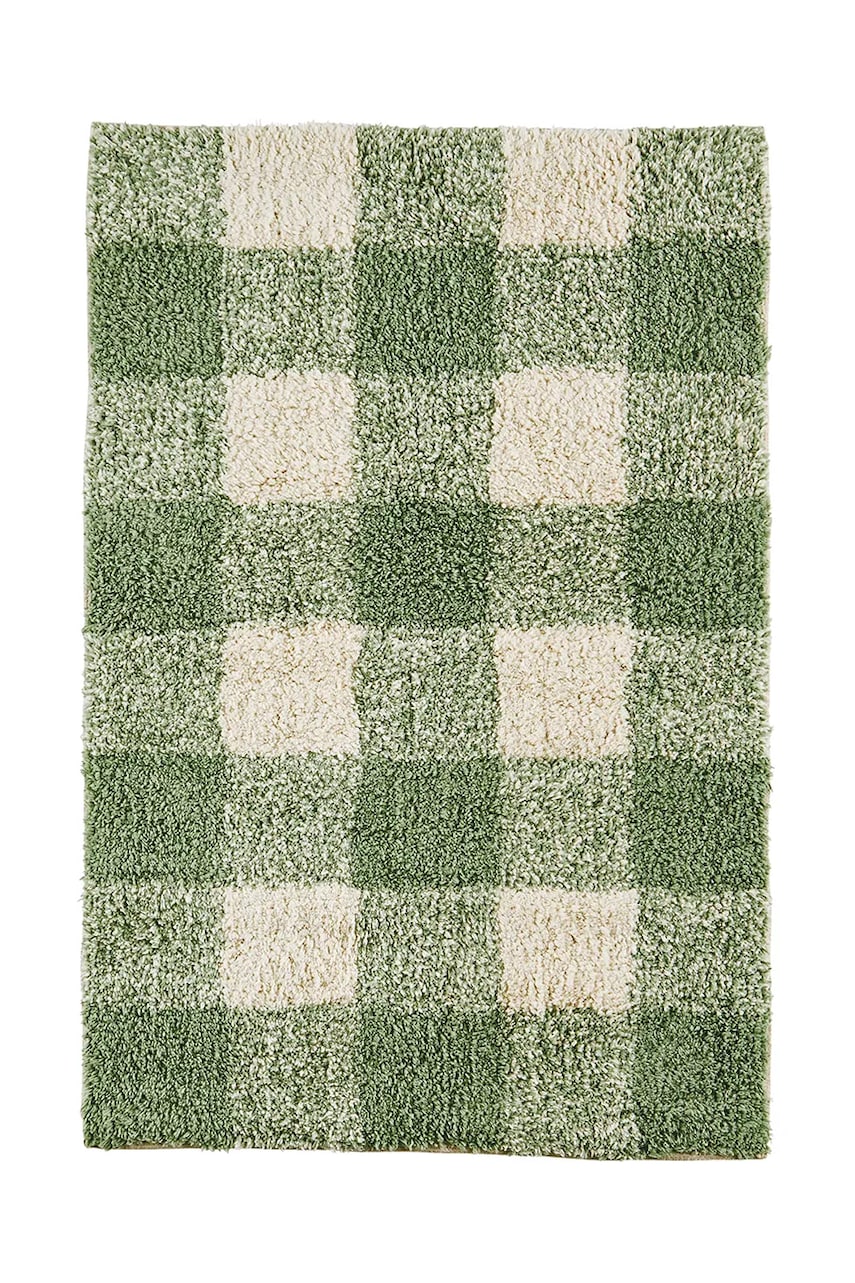 Koberec do koupelny Madam Stoltz Checked Tufted