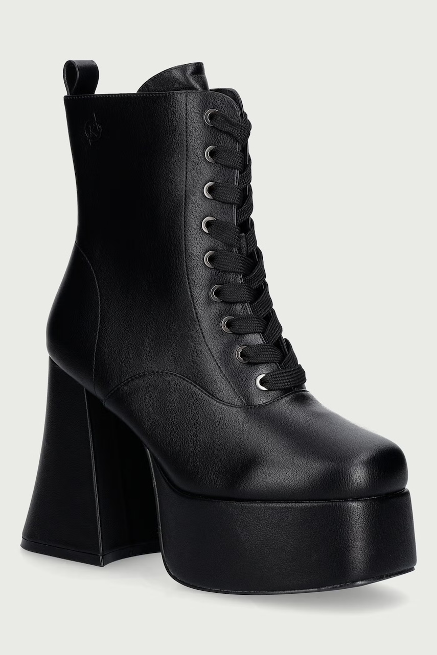 Koi Footwear  kotníkové boty na sloupku dámské Reign Lace Up Platform