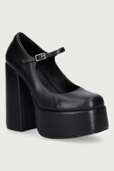 Koi Footwear  lodičky Darkbloom Black Platform