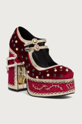 Koi Footwear  lodičky na sloupku Boleyns Vengeance Heels