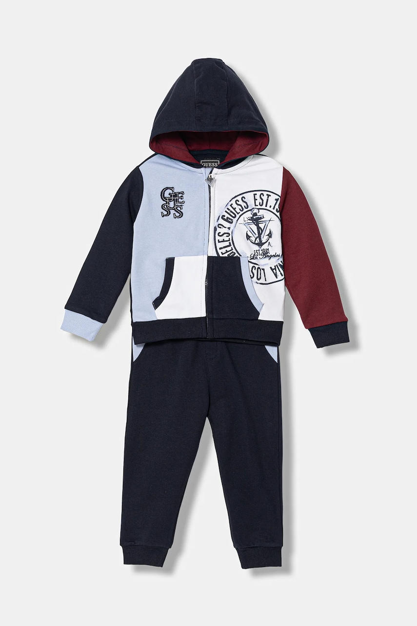 Kojenecká bavlněná tepláková souprava Guess