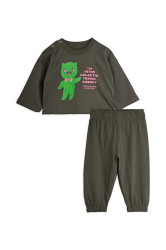 Kojenecká bavlněná tepláková souprava Mini Rodini Alien travel