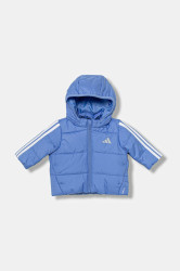 Kojenecká bunda adidas modrá barva, JL7464
