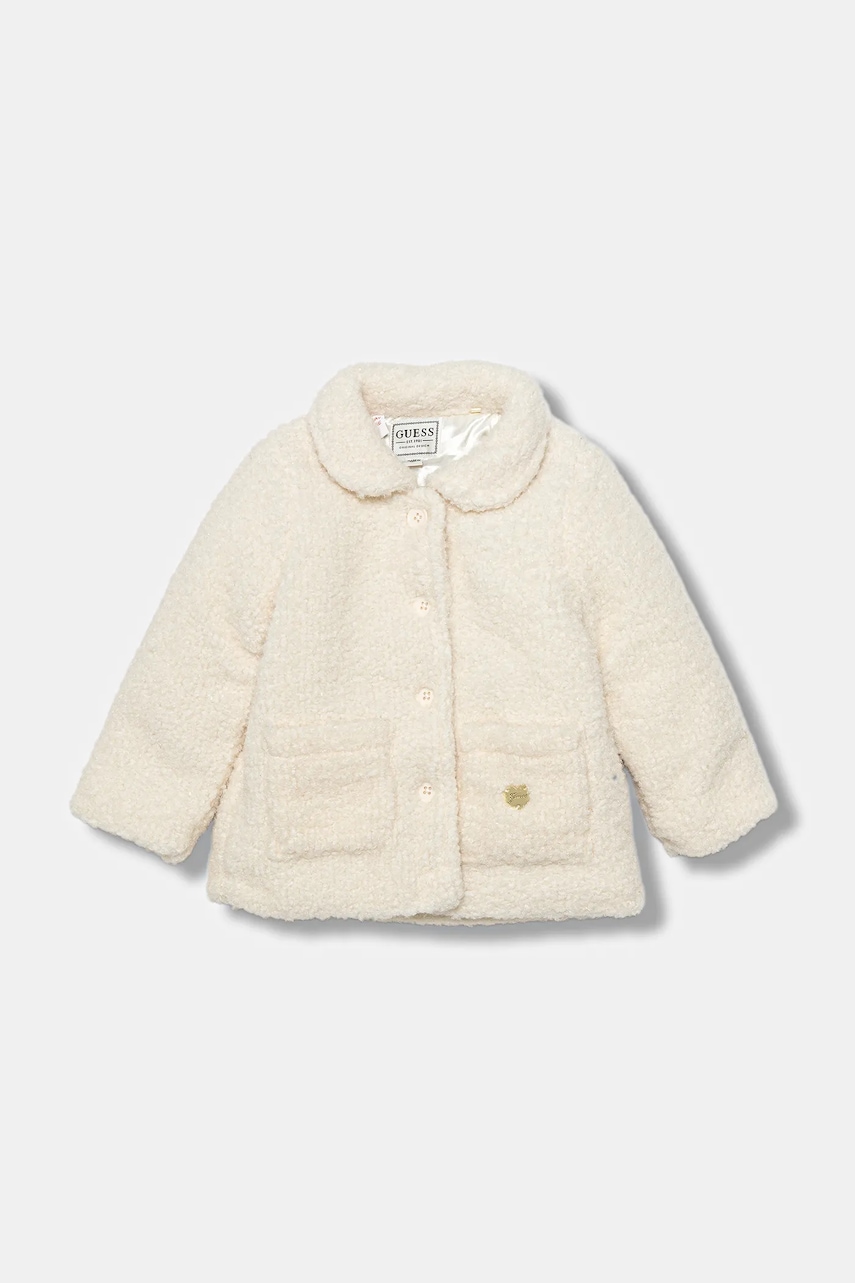 Kojenecká bunda Guess béžová barva, A5BL01 WGIT0