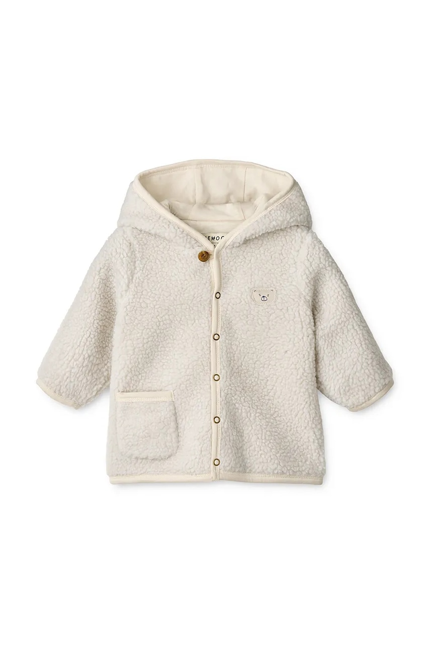 Kojenecká bunda Liewood Baylor Baby Jacket bílá barva, LW20801