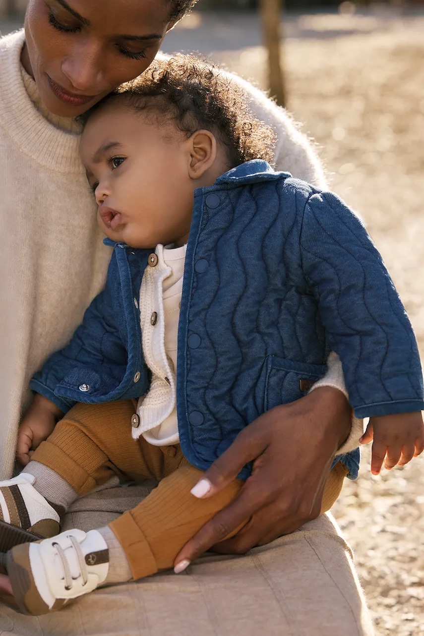 Kojenecká bunda Mayoral Newborn tmavomodrá barva, 2497