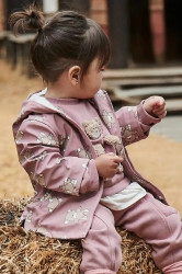 Kojenecká bunda Mayoral růžová barva, 2439