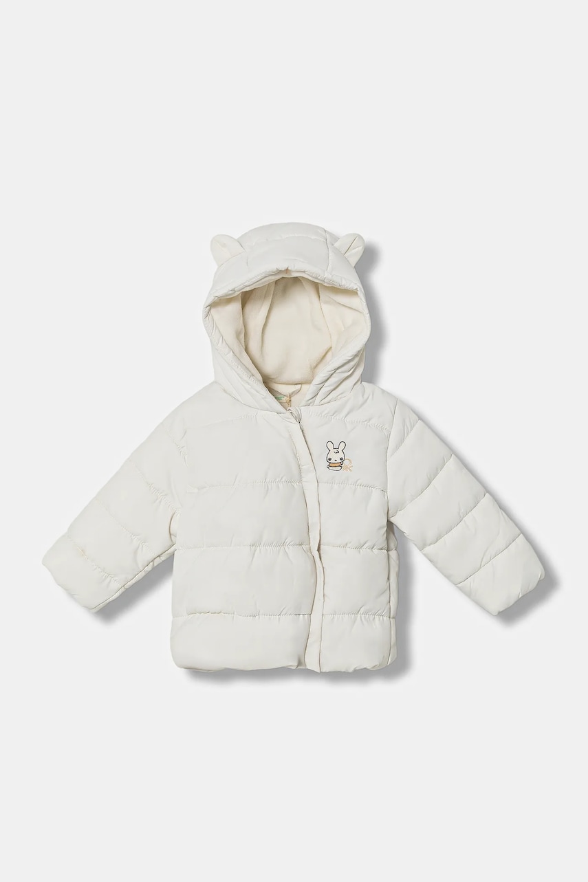 Kojenecká bunda United Colors of Benetton béžová barva, 2WU0AN00U