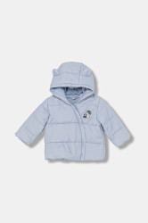 Kojenecká bunda United Colors of Benetton modrá barva, 2WU0AN00U