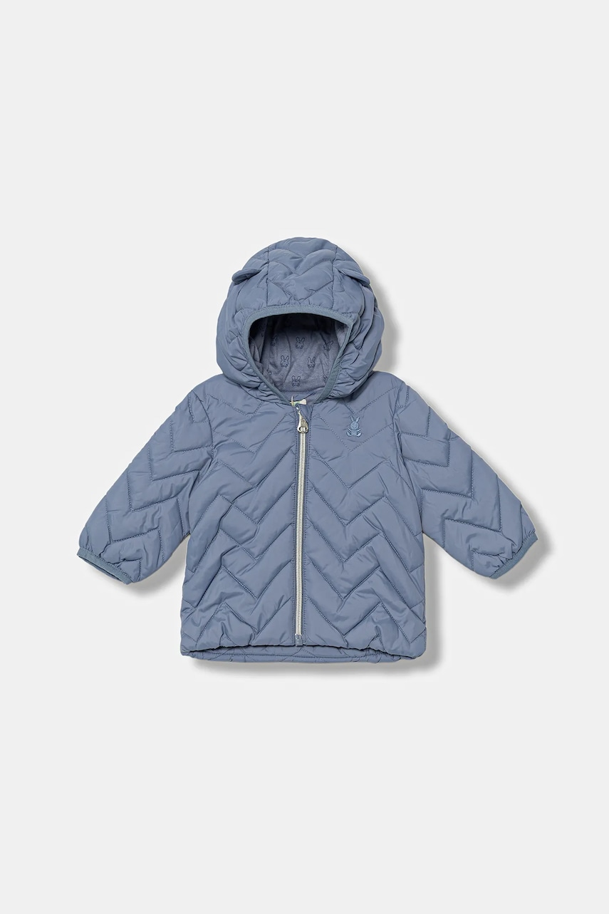 Kojenecká bunda United Colors of Benetton modrá barva, 2WU0AN00W